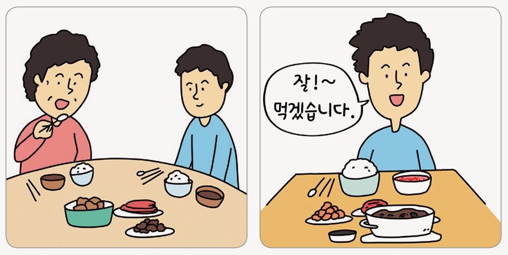 한국의 식사 예절 | Tatakrama makan dikorea