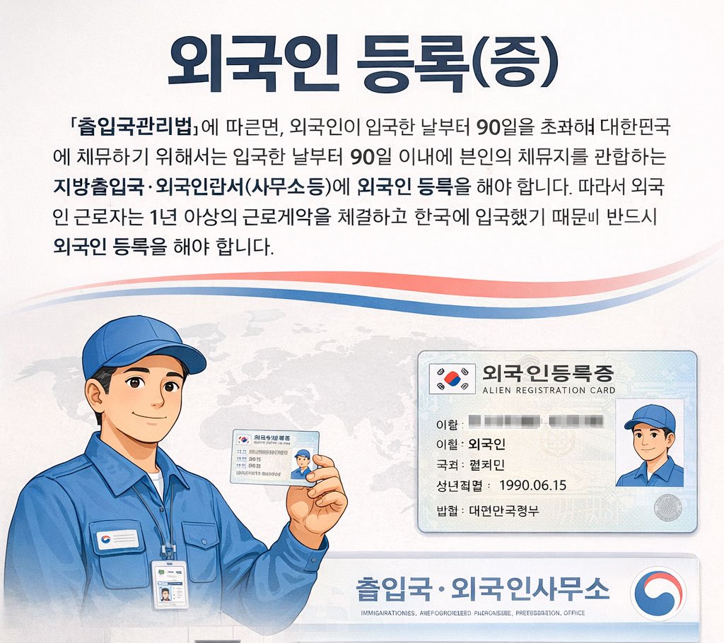 외국인 등록(증) | Kartu Registrasi Warga Asing