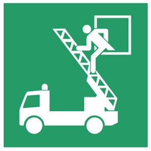 대피로 표지 | Rambu jalur evakuasi