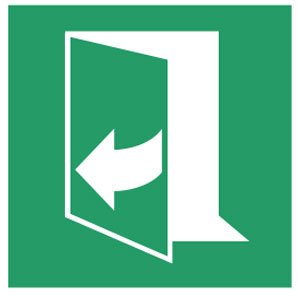 대피로 표지 | Rambu jalur evakuasi